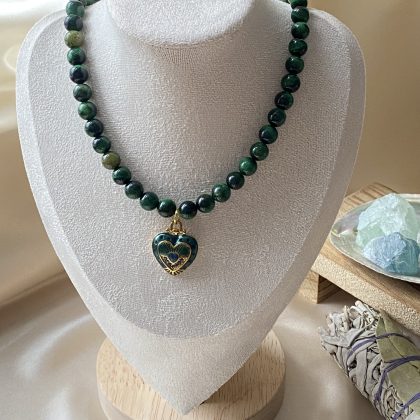 Grønn og blå tigerøye